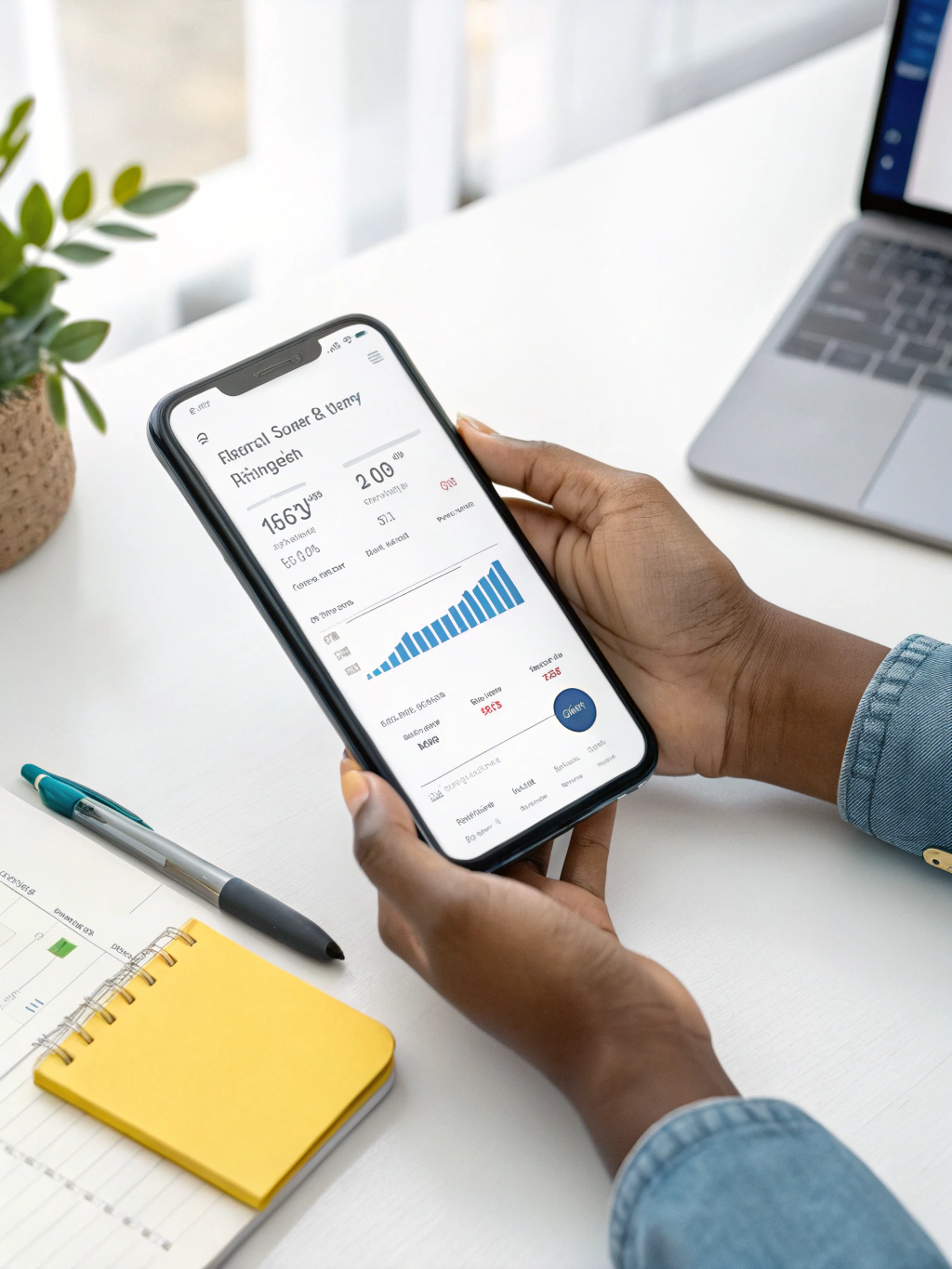 Bluevine mobile app dashboard